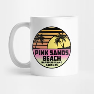 Pink Sands Beach Harbour Island Bahamas Tropical Beach Surfing Scuba Surf  Vacation Mug